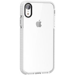Mobigear Full Bumper iPhone X Hülle Hardcase Backcover Stoßfest - Transparent / Weiß