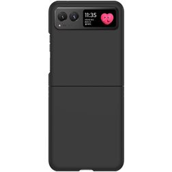 Mobigear Colors Motorola Razr 40 Hülle Hardcase Backcover - Schwarz