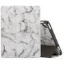 Mobigear Tri-Fold Marble iPad 6 (2018) Hülle Klapphülle + Stifthalter - Grau