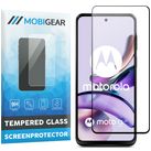 Mobigear Premium Motorola Moto G23 Panzerglas Gehärtetes Glas Displayschutz - Hüllenfreundlich - Schwarz