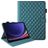 Mobigear Diamond Samsung Galaxy Tab S10 FE Plus Hülle Klapphülle - Grün