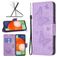 Mobigear Butterfly Samsung Galaxy A13 4G Hülle Klapphülle Geldbörse - Lila