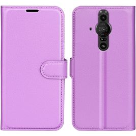 Mobigear Classic Sony Xperia Pro-I Hülle Klapphülle Geldbörse - Pink