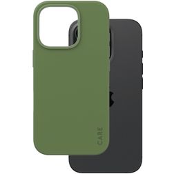 CARE by PanzerGlass Fashionable iPhone 16 Pro Max Silikon MagSafe Hülle Backcover - Grün