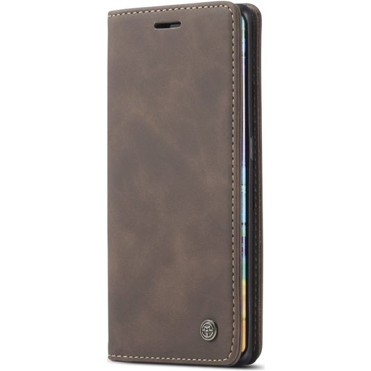 CaseMe Luxury Wallet Case Dark Brown Huawei Mate Pro 30