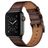 Mobigear Firenze Leder Apple Watch Armband Dornschließe - 49/46/45/44 mm - Braun