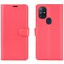 Mobigear Classic OnePlus Nord N10 5G Hülle Klapphülle Geldbörse - Rot