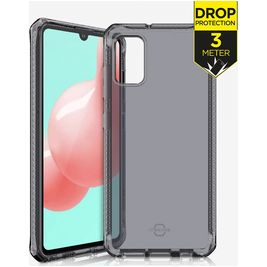 ITSkins SpectrumClear Samsung Galaxy A41 Hülle Flexibles TPU Backcover Stoßfest - Schwarz