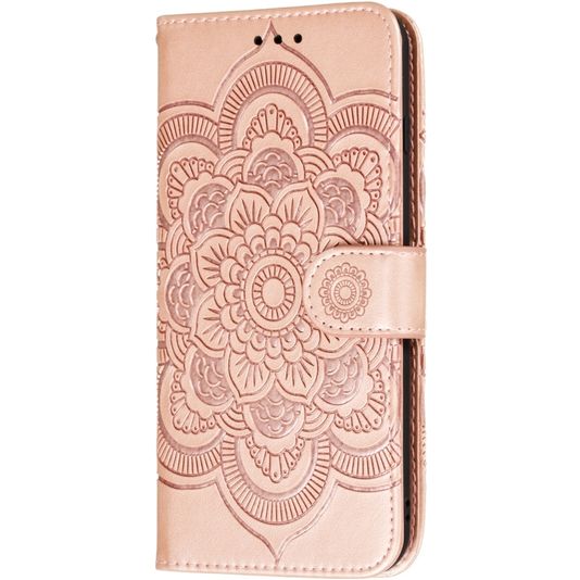 Mobigear Mandala Wallet Case Rose Gold Motorola Hyper One