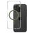 CARE by PanzerGlass Flagship iPhone 16 Pro MagSafe Hülle Hardcase Backcover - Transparent / Grün