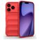Mobigear Bumpy iPhone 17 Pro TPU (flexibel) Backcover - Rot
