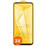Mobigear Premium Samsung Galaxy A11 Panzerglas Gehärtetes Glas Displayschutz - Hüllenfreundlich - Schwarz (3er Pack)