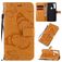 Mobigear Butterfly Motorola Moto G8 Power Klapphülle Portemonnaie - Cognac