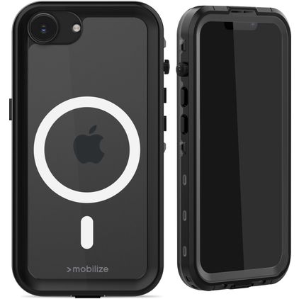 Mobilize Waterproof iPhone 16e Wasserdicht MagSafe Hülle Hardcase Backcover - Schwarz