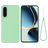 Mobigear Rubber Touch Samsung Galaxy A37 Silikon Hülle Backcover - Grün