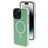 Mobiparts Hardcover iPhone 14 Pro Max MagSafe Hülle Hardcase Backcover - Satin Light Green