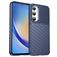 Mobigear Groove Samsung Galaxy A35 Hülle Flexibles TPU Backcover - Blau