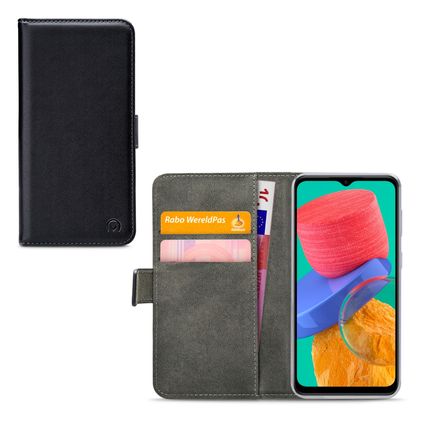 Mobilize Classic Gelly Wallet Samsung Galaxy M33 Klapphülle Portemonnaie - Schwarz