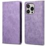 Mobigear Wallet iPhone 16 Pro Hülle Klapphülle Geldbörse - Lila