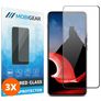 Mobigear Premium Motorola ThinkPhone Panzerglas Gehärtetes Glas Displayschutz - Hüllenfreundlich - Schwarz (3er Pack)