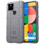 Mobigear Rugged Shield Google Pixel 5a 5G Hülle Flexibles TPU Backcover Stoßfest - Grau