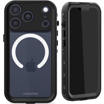 Mobilize Waterproof iPhone 17 Pro Wasserdicht MagSafe Hülle Hardcase Backcover - Schwarz