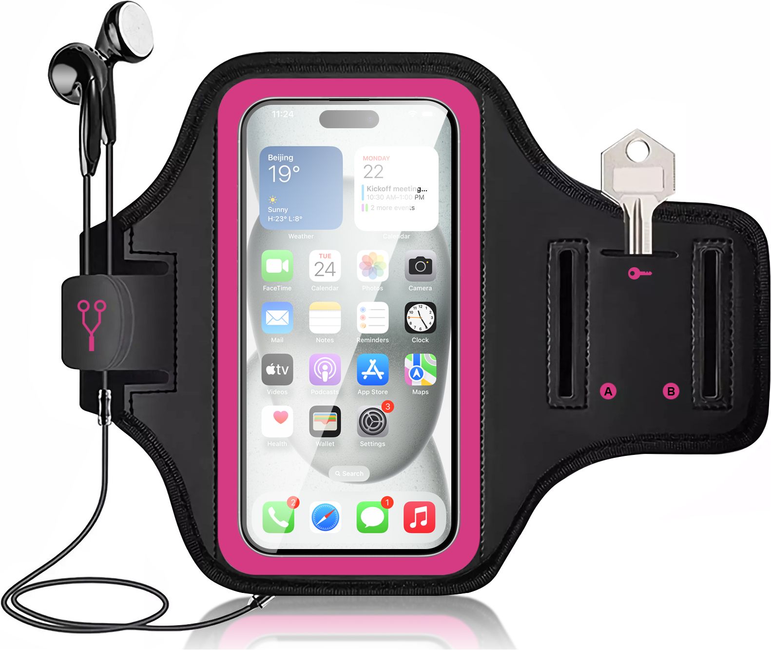 Armtasche Handytasche Joggen Samsung Sport Armband Handy Tasche - Main Image