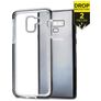 Mobilize Shatterproof Samsung Galaxy J6 (2018) Hülle Hardcase Backcover Stoßfest - Transparent / Schwarz