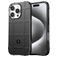 Mobigear Rugged Shield iPhone 16 Pro Max Hülle Flexibles TPU Backcover Stoßfest - Schwarz