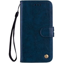 Mobigear Wallet Huawei Mate 20 Lite Hülle Klapphülle Geldbörse - Blau