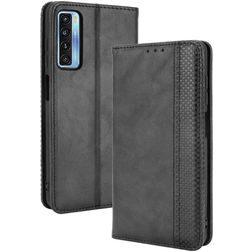 Mobigear Sensation TCL 20L Hülle Klapphülle Geldbörse - Schwarz