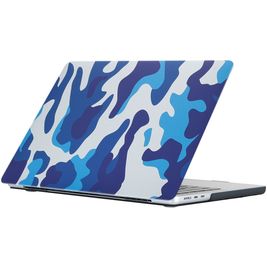 Mobigear Design MacBook Air 15 Zoll (2023-2025) Hardcase Hülle MacBook Case - Sea Camauflage - Model A2941 / A3114 / A3241