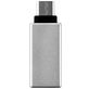 Mobigear Alu USB-C auf USB-A Adapter - Silber