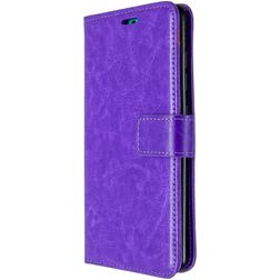 Mobigear Wallet Samsung Galaxy A51 Hülle Klapphülle Geldbörse - Lila