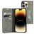 Mobiparts Classic Wallet iPhone 14 Pro Max Hülle Klapphülle Geldbörse - Granite Grey