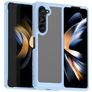 Mobigear Crystal Samsung Galaxy Z Fold 5 Hülle Hardcase Backcover - Transparent / Blau
