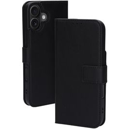 Mobiparts Classic Wallet MagSafe iPhone 16 Plus MagSafe Hülle Klapphülle Geldbörse - Schwarz