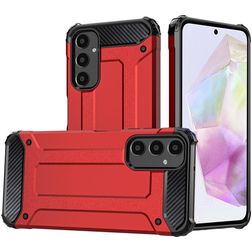 Mobigear Outdoor Samsung Galaxy A16 Hülle Hardcase Backcover Stoßfest - Rot