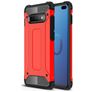Mobigear Outdoor Samsung Galaxy S10 Plus Hülle Hardcase Backcover Stoßfest - Rot