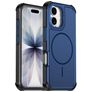 Mobigear Airbag Shockproof iPhone 17 MagSafe Hülle Hardcase Backcover Stoßfest - Blau
