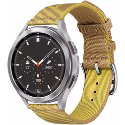 Mobigear Loop Nylon Smartwatch Armband Dornschließe - 22-mm-Universalanschluss - Gelb