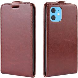 Mobigear iPhone 11 Hülle Flipcase - Braun