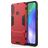Mobigear Armor Stand Huawei Y6p Hülle Hardcase Backcover Stoßfest mit Ständer - Rot