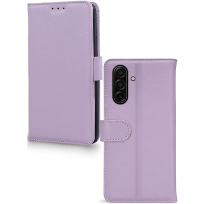 Mobilize Premium Gelly Samsung Galaxy A17 Hülle Klapphülle Geldbörse - Lila