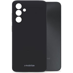 Mobilize Rubber Gelly Samsung Galaxy A05s Hülle Flexibles TPU Backcover - Matt Black