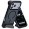 Mobiparts Hardcover iPhone 17 Pro Max MagSafe Hülle Hardcase Backcover mit Ständer - Satin Black