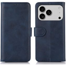 Mobigear Wallet iPhone 17 Pro Max Hülle Klapphülle Geldbörse - Blau