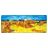Mobigear Anti-Slip Mauspad - 40 x 90 cm - Wheat stacks in Provence