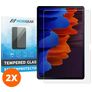 Mobigear Samsung Galaxy Tab S7 Plus Panzerglas Gehärtetes Glas Displayschutz - Hüllenfreundlich (2er Pack)