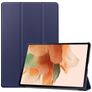 Mobigear Tri-Fold Samsung Galaxy Tab S7 FE Klapphülle - Dunkelblau